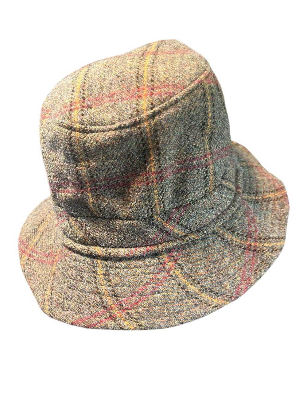 Henry White Ireland Plaid Lambswool Hat Men’s Vintage